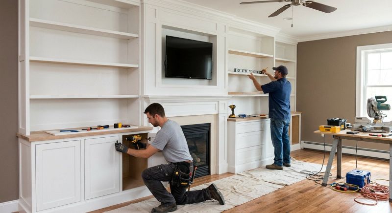 Built In Tv Cabinetry in Raleigh, NC